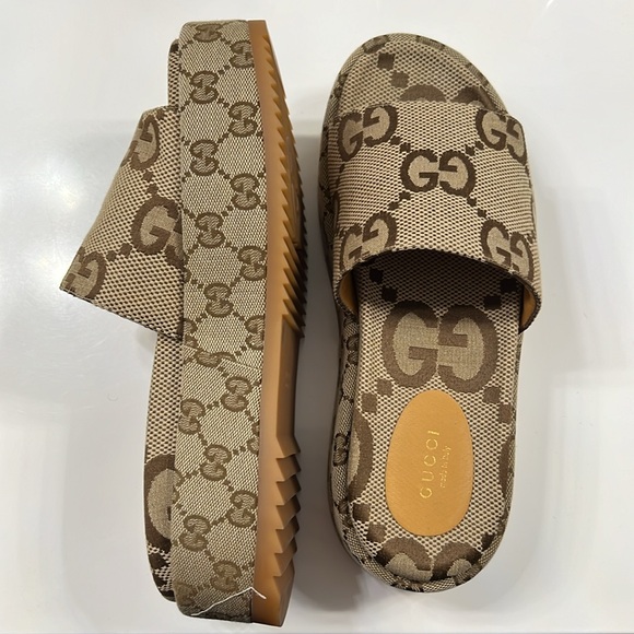 Gucci Women’s Platform Slide Sandals - Picture 6 of 9